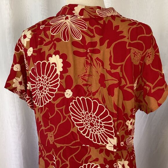 Loco Lindo VTG 1940’s Style Retro Dress Short Sleeve Women’s XL - Picture 6 of 9